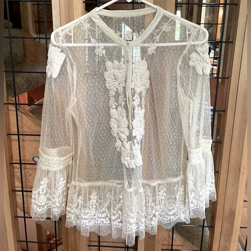 Lace boho top